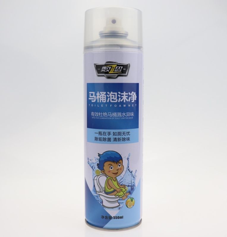 Quick 600ml Home Toilet Cleaning Foam Spray